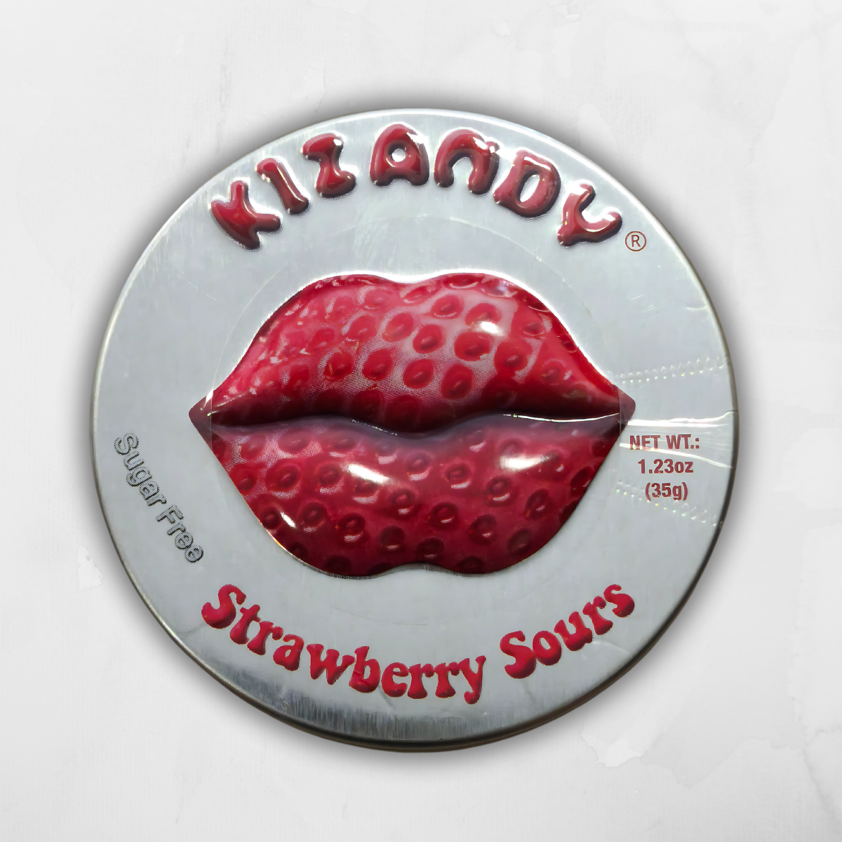 Bala KIZANDY Sour Morango. Original EUA azedinha