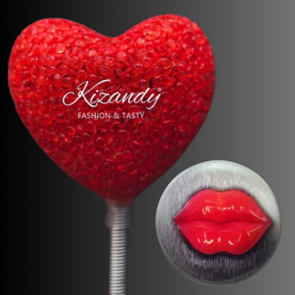 Bala KIZANDY Sour Cereja. Original EUA azedinha