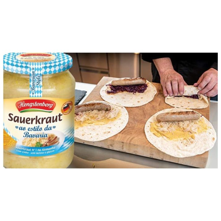 Chucrute à Baviera com Vinho Branco Alemão 680g