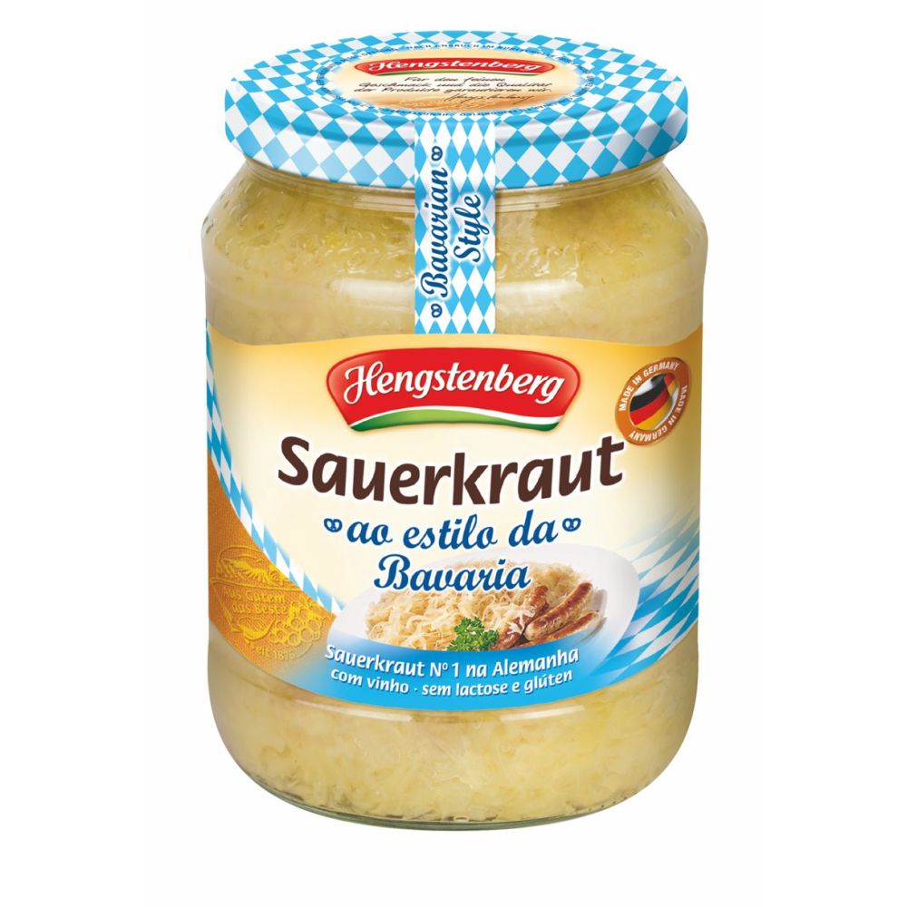 Chucrute à Baviera com Vinho Branco Alemão 680g